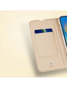 Dux Ducis Skin Pro Holster Flip Cover för iPhone 14 Pro Max guld