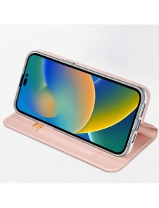 Dux Ducis Skin Pro Holster Flip Cover för iPhone 14 Pro Max guld