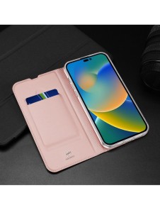 Dux Ducis Skin Pro Holster Flip Cover för iPhone 14 Pro Max guld