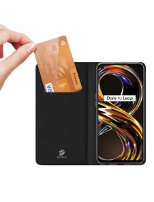 Dux Ducis Skin Pro hölsterfodral med flik Realme 8i svart