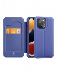 DUX DUCIS Skin X Bokhylla typ fodral för iPhone 13 blå