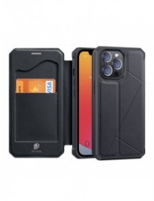 DUX DUCIS Skin X Bokhylla typ fodral för iPhone 13 Pro svart