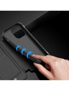 DUX DUCIS Skin X Bokhylla typ fodral för iPhone 13 Pro svart