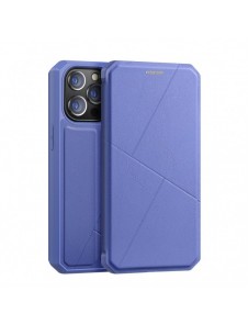 DUX DUCIS Skin X Bokhylla typ fodral för iPhone 13 Pro Max blå