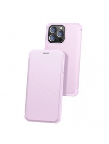 DUX DUCIS Skin X Bokhylla typ fodral för iPhone 13 Pro rosa