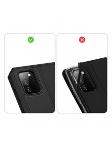 DUX DUCIS Skin X Bokhylla typ fodral för Samsung Galaxy A02s EU svart