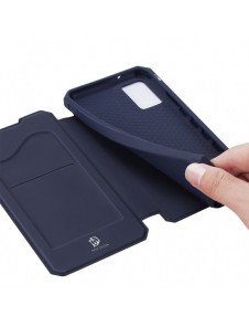 DUX DUCIS Skin X Bokhylla typ fodral för Samsung Galaxy A02s EU blå