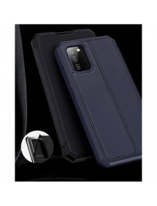 DUX DUCIS Skin X Bokhylla typ fodral för Samsung Galaxy A02s EU blå