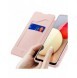 DUX DUCIS Skin X Bokhylla typ fodral för Samsung Galaxy A02s EU rosa