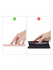 DUX DUCIS Skin X Bokhylla typ fodral för Samsung Galaxy A02s EU rosa