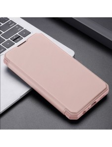 DUX DUCIS Skin X Bokhylla typ fodral för Samsung Galaxy A02s EU rosa