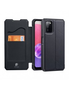 DUX DUCIS Skin X Bokhylla typ fodral för Samsung Galaxy A03s svart