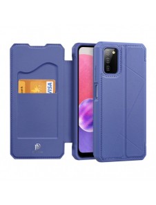 DUX DUCIS Skin X Bokhylla typ fodral för Samsung Galaxy A03s blå