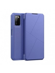 DUX DUCIS Skin X Bokhylla typ fodral för Samsung Galaxy A03s blå