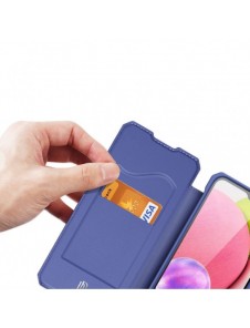 DUX DUCIS Skin X Bokhylla typ fodral för Samsung Galaxy A03s blå