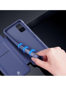 DUX DUCIS Skin X Bokhylla typ fodral för Samsung Galaxy A03s blå
