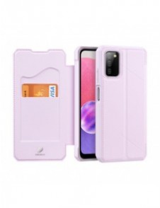 DUX DUCIS Skin X Bokhylla typ fodral för Samsung Galaxy A03s rosa