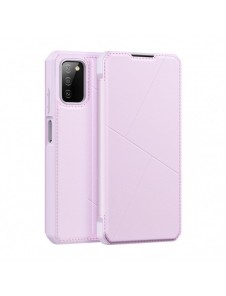 DUX DUCIS Skin X Bokhylla typ fodral för Samsung Galaxy A03s rosa