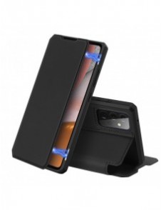 DUX DUCIS Skin X Bokhylla typ fodral för Samsung Galaxy A72 4G svart