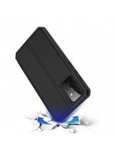 DUX DUCIS Skin X Bokhylla typ fodral för Samsung Galaxy A72 4G svart
