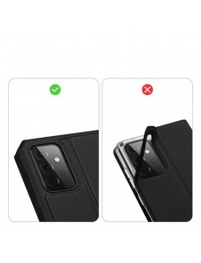 DUX DUCIS Skin X Bokhylla typ fodral för Samsung Galaxy A72 4G svart
