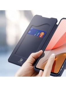 DUX DUCIS Skin X Bokhylla typ fodral för Samsung Galaxy A72 4G blå