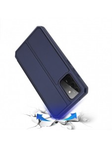 DUX DUCIS Skin X Bokhylla typ fodral för Samsung Galaxy A72 4G blå
