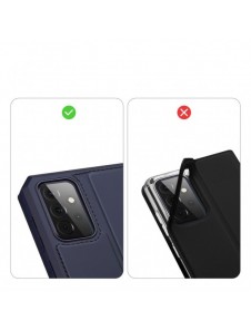 DUX DUCIS Skin X Bokhylla typ fodral för Samsung Galaxy A72 4G blå