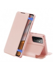 DUX DUCIS Skin X Bokhylla typ fodral för Samsung Galaxy A72 4G rosa