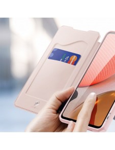 DUX DUCIS Skin X Bokhylla typ fodral för Samsung Galaxy A72 4G rosa