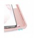DUX DUCIS Skin X Bokhylla typ fodral för Samsung Galaxy S21+ 5G (S21 Plus 5G) rosa