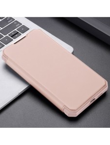 DUX DUCIS Skin X Bokhylla typ fodral för Samsung Galaxy S21+ 5G (S21 Plus 5G) rosa
