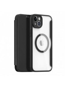 Dux Ducis Skin X Pro Fodral iPhone 14 Plus Magnetic MagSafe Flip Fodral Svart