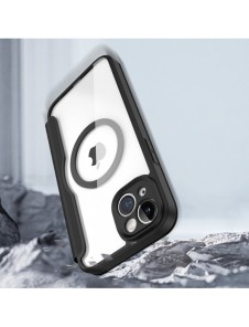 Dux Ducis Skin X Pro Fodral iPhone 14 Plus Magnetic MagSafe Flip Fodral Svart