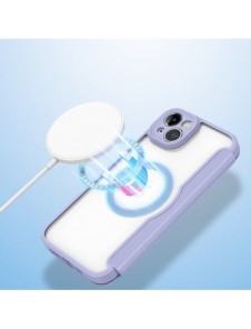 Dux Ducis Skin X Pro Fodral iPhone 14 Plus Magnetic MagSafe Flip Fodral Lila