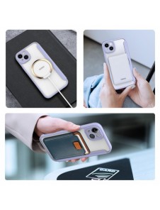 Dux Ducis Skin X Pro Fodral iPhone 14 Plus Magnetic MagSafe Flip Fodral Lila
