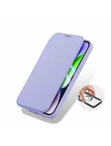 Dux Ducis Skin X Pro Fodral iPhone 14 Plus Magnetic MagSafe Flip Fodral Lila