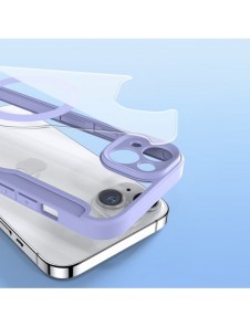 Dux Ducis Skin X Pro Fodral iPhone 14 Plus Magnetic MagSafe Flip Fodral Lila