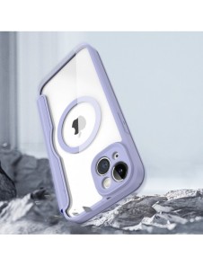 Dux Ducis Skin X Pro Fodral iPhone 14 Plus Magnetic MagSafe Flip Fodral Lila