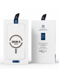 Dux Ducis Skin X Pro fodral iPhone 14 Plus MagSafe magnetiskt flipfodral beige