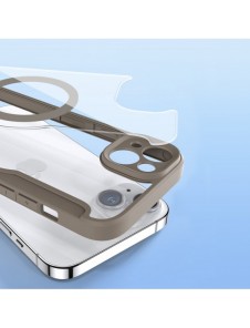 Dux Ducis Skin X Pro fodral iPhone 14 Plus MagSafe magnetiskt flipfodral beige