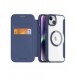 Dux Ducis Skin X Pro Magnetic Flip MagSafe Fodral iPhone 15 - Blå
