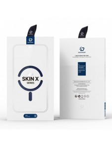Dux Ducis Skin X Pro Magnetic Flip MagSafe Fodral iPhone 15 - Blå