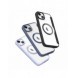 Dux Ducis Skin X Pro Magnetic Flip MagSafe Fodral iPhone 15 Plus - Lila