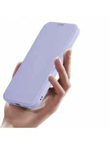 Dux Ducis Skin X Pro Magnetic Flip MagSafe Fodral iPhone 15 Plus - Lila