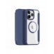 Dux Ducis Skin X Pro Magnetic Flip MagSafe Fodral iPhone 15 Pro Max - Blå