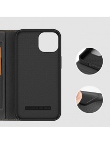 Dux Ducis Skin X2 skal till iPhone 14 skal med magnetisk flik svart