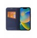 Dux Ducis Skin X2 skal till iPhone 14 skal med magnetisk flik blå