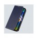 Dux Ducis Skin X2 skal till iPhone 14 skal med magnetisk flik blå