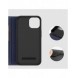 Dux Ducis Skin X2 skal till iPhone 14 skal med magnetisk flik blå